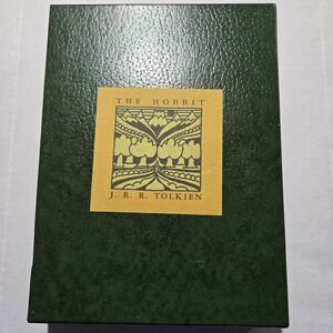 VTG Tolkien The Hobbit Collector's Edition w/Slipcase Leather J. R. R. Tolkien